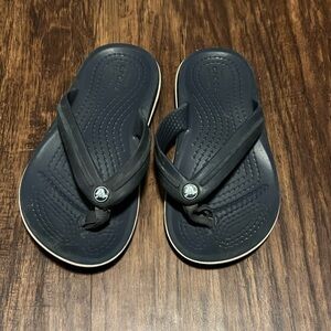 CROCS Navy Flip Flops